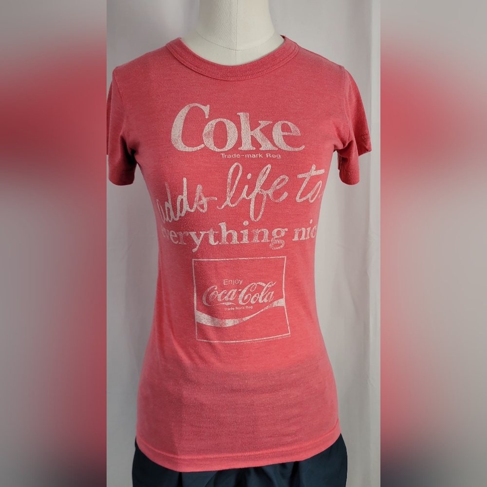 Junk Food Clothing Red and White Coca-Cola Tee